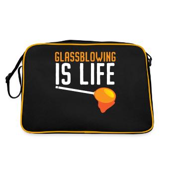 Le soufflage de verre, c’est la vie Souffleurs de chalumeau Souffleurs de verre - Sac Retro - noir/or - Dos