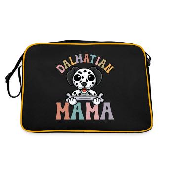 Maman dalmate - Sac Retro - noir/or - Dos