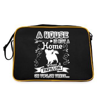 Papillon Home Without Papillon - Retro Bag - black/gold - Back