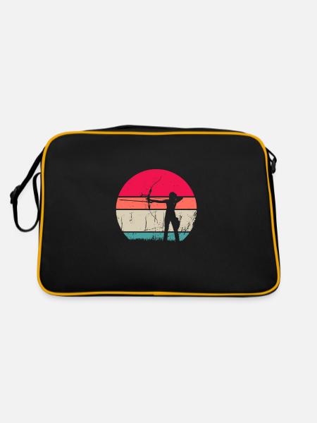 Archery - Retro Bag - black/gold - Back