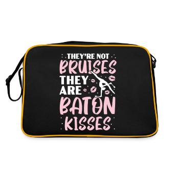 There are no bruises they are baton kisses Tw - Retro Bag - black/gold - Back