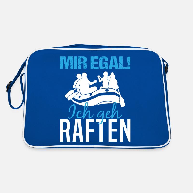 Rafting Spruch Wildwasserbootfahren Geschenk Retro Tasche