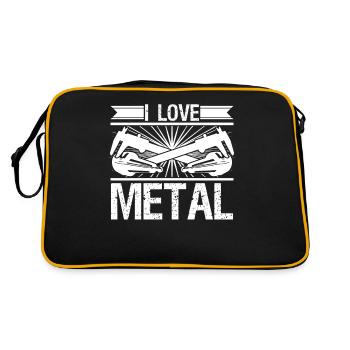 Cutting machine operator Machinist Lathe operator - Retro Bag - black/gold - Back
