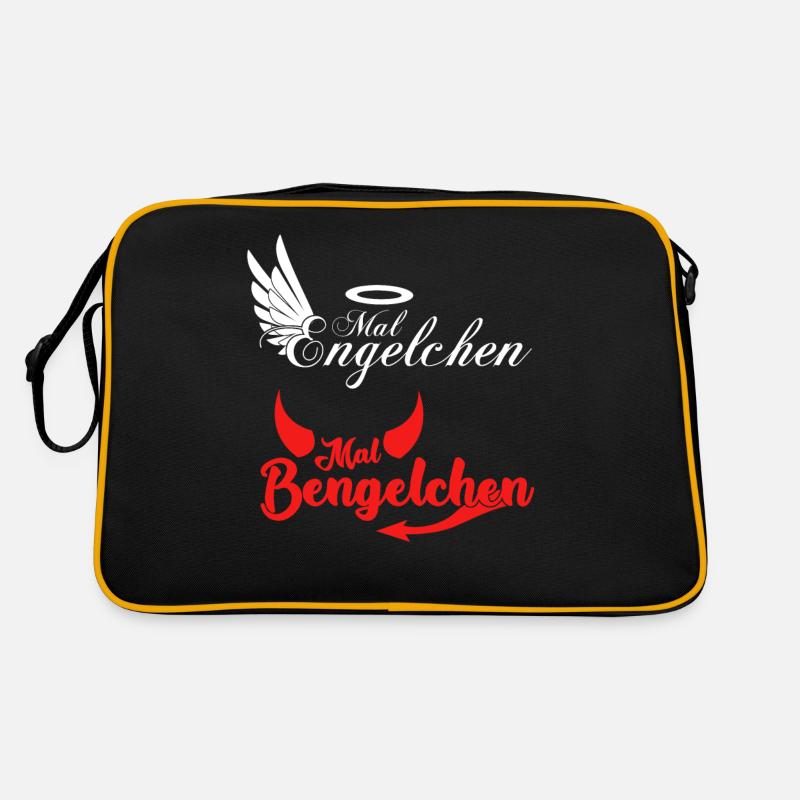 Engel Bengelchen Heiligenschein Bengel Retro Tasche
