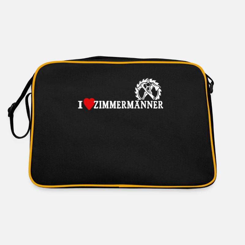 Zimmermann Liebe Zimmermänner Retro Tasche