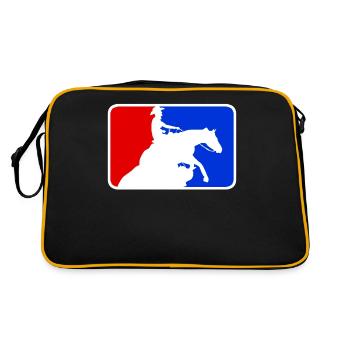 Reining Riding Rider Western Riding - Sac Retro - noir/or - Dos