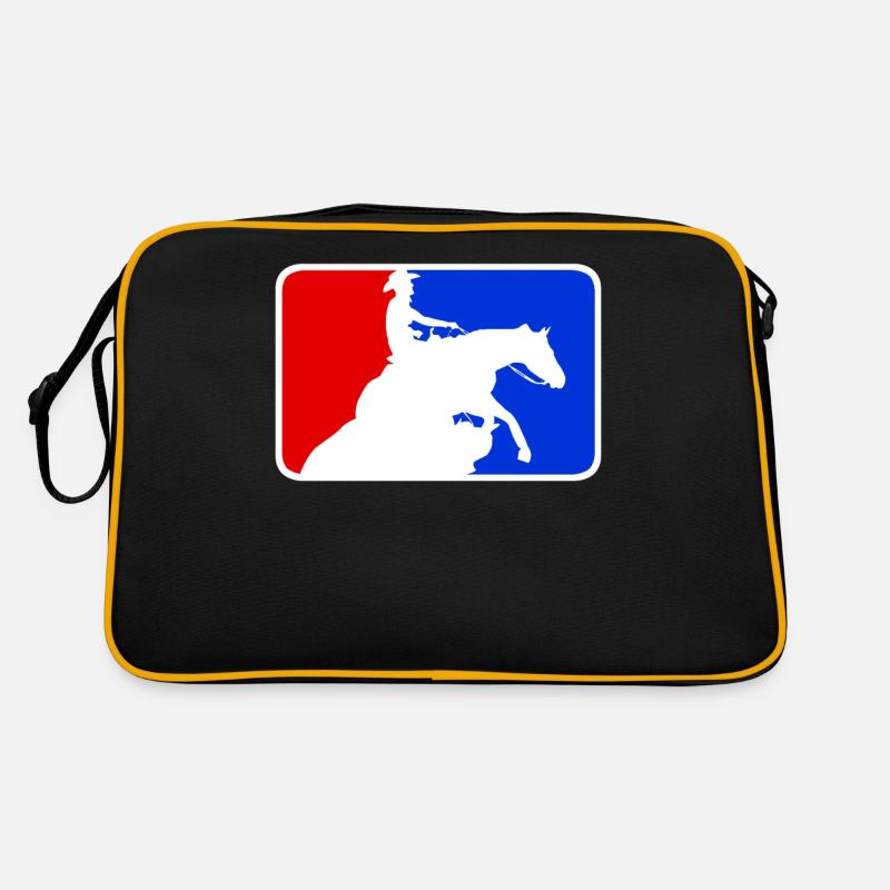 Reining Riding Rider Western Riding Retro Bag