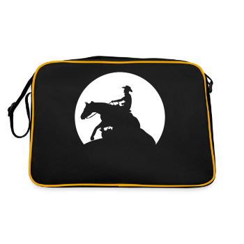 Reining Moon Riding Western Riding - Sac Retro - noir/or - Dos