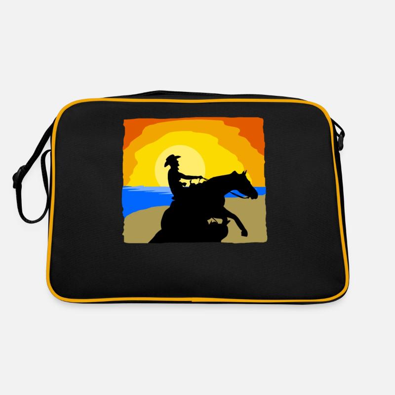 Reining Riding Beach Western Riding Retro Bag