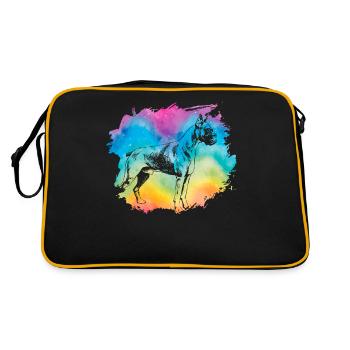 Boxer Rétro - Sac Retro - noir/or - Dos