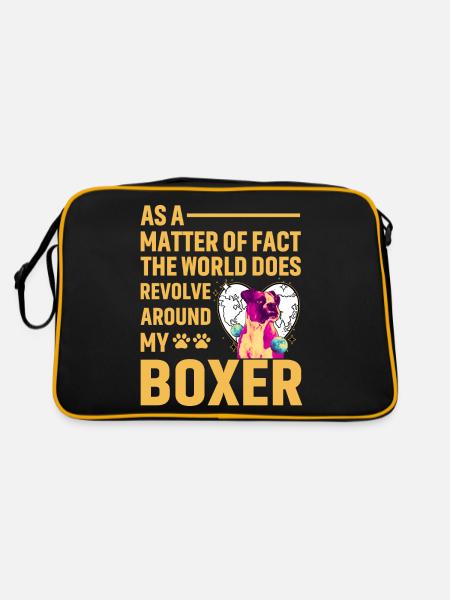 Boxeur - Sac Retro - noir/or - Dos