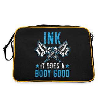 Assistant tatoueur Tatouage Tatouage Tatouage - Sac Retro - noir/or - Dos