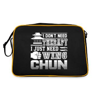 Wing Chun I Just Need Wing Chun - Retro Bag - black/gold - Back