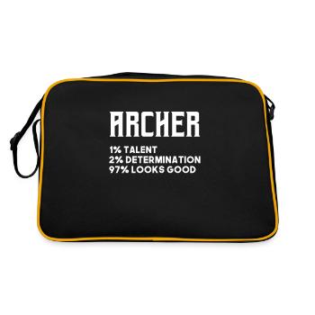 Archerie - Sac Retro - noir/or - Dos