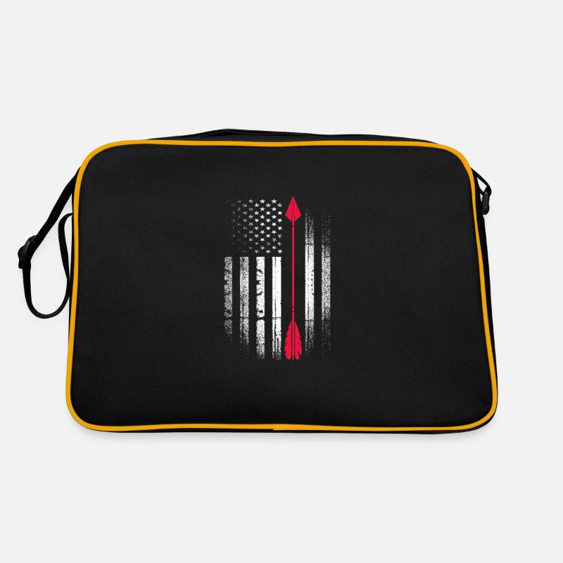 Bogenschiessen Retro Tasche