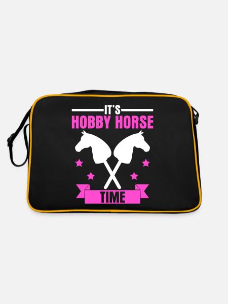 Hobby Cavalier Hobby Horsing - Sac Retro - noir/or - Dos