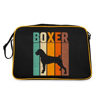 Boxer Rétro - Sac Retro - noir/or - Dos