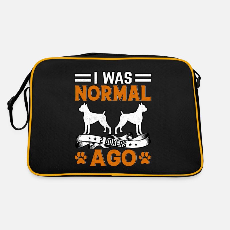 I Was Normal 2 Boxers Ago Retro Tasche