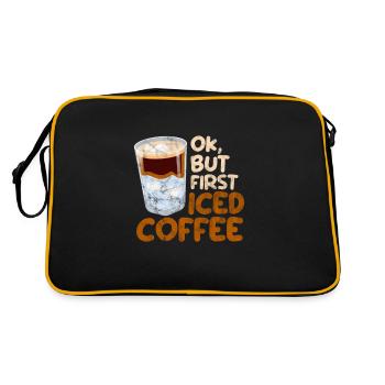 Iced coffee - Retro Bag - black/gold - Back
