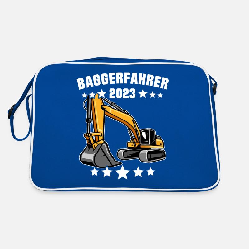 Baggerfahrer 2023 Bagger Retro Tasche