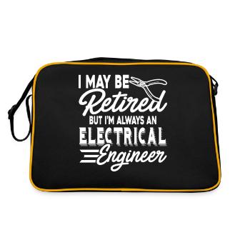 Electrical Engineer Always An Electrical Engineer - Retro Bag - black/gold - Back