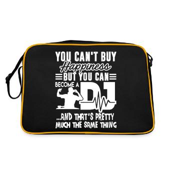 DJ Become A DJ - Retro Bag - black/gold - Back