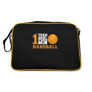 Handball - Sac Retro - noir/or - Dos