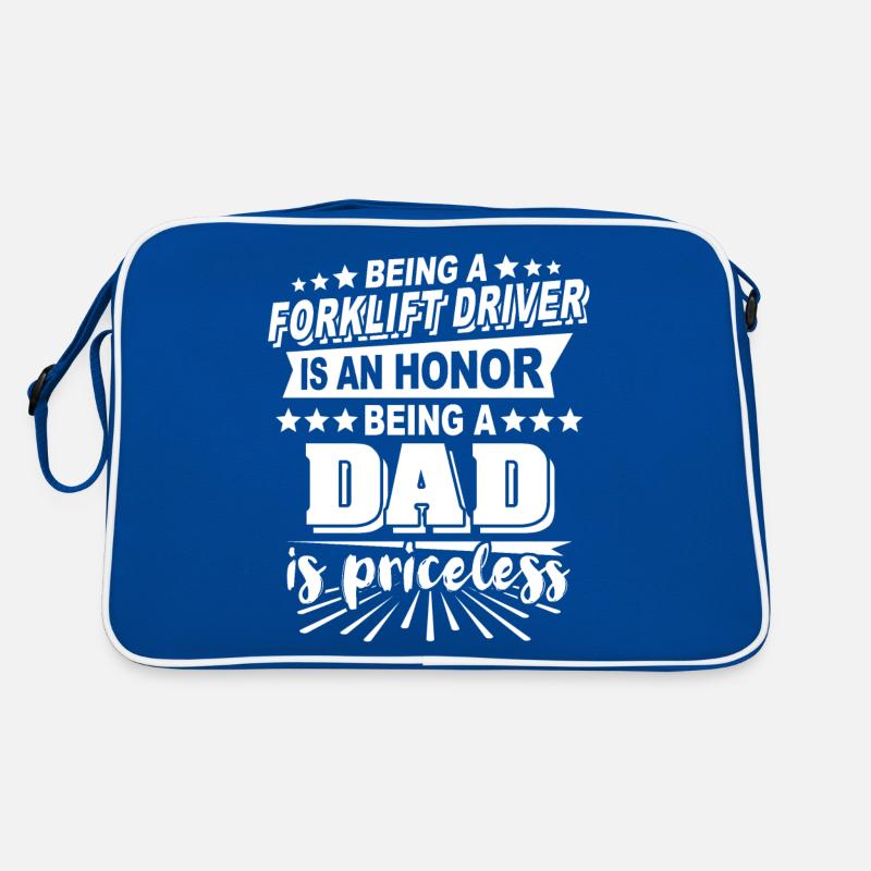 Staplerfahrer Papa Retro Tasche