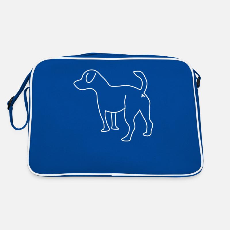 Jack Russel Terrier vu de derrière les chiens Sac Retro