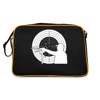 Schützenkönig Sport tireur cible - Sac Retro - noir/or - Dos