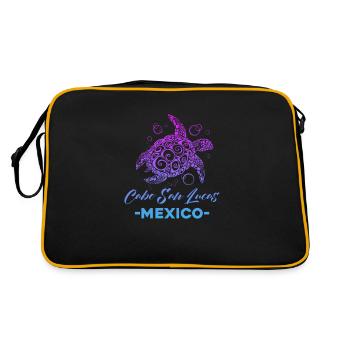 Mexique Cabo Mexican Nation Cadeau - Sac Retro - noir/or - Dos