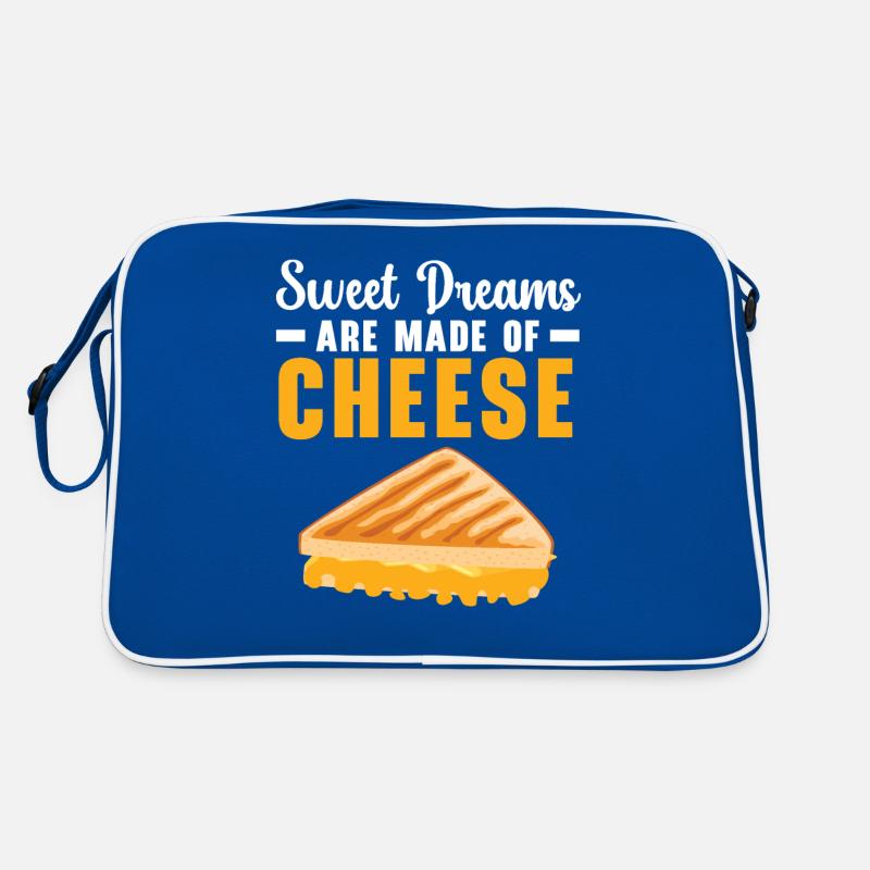 Les rêves sucrés sont faits de fromage Fromage grillé Sac Retro