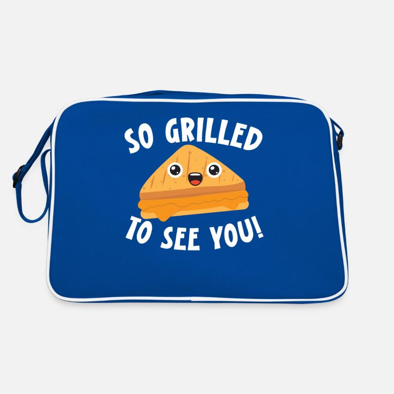 Tellement grillé pour vous voir! Fromage grillé au fromage Sac Retro