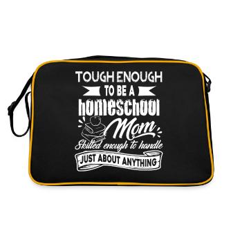 Homeschool Proud Homeschool Mom - Retro Bag - black/gold - Back