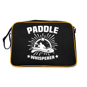 Kayak Whisperer Kayakiste - Sac Retro - noir/or - Dos