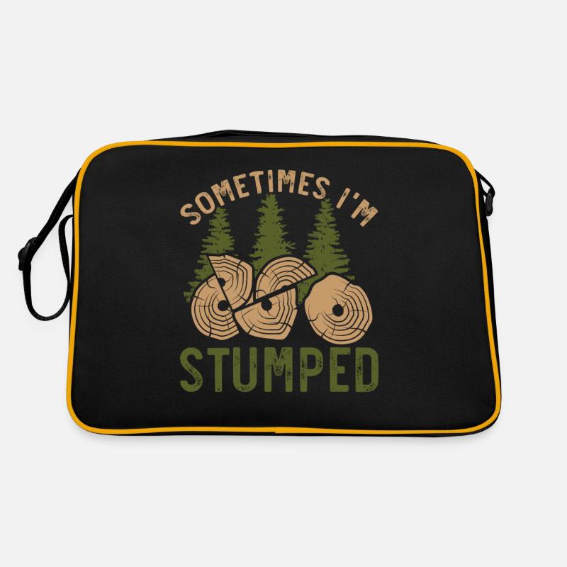 Manchmal bin ich ratlos Arboriculture Arborist Retro Tasche