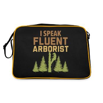 I speak fluently Arborists Arborists - Retro Bag - black/gold - Back