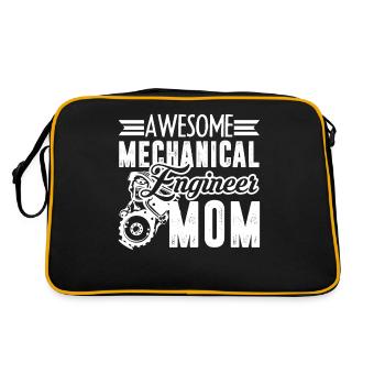 Mechanical Engineer Mechanical Engineer Mom - Retro Bag - black/gold - Back