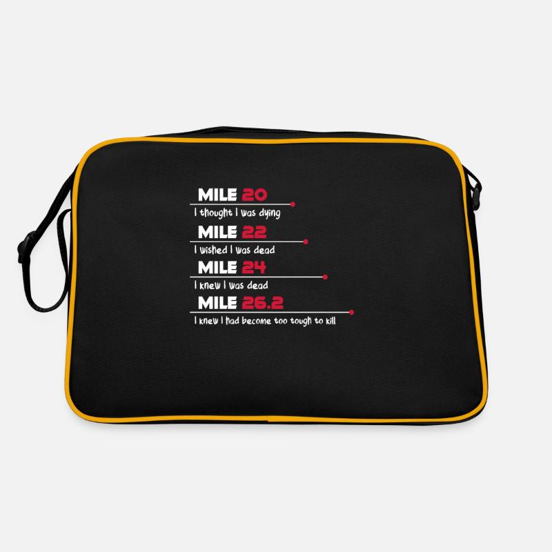 Laufen - Retro Tasche - Schwarz/Gold