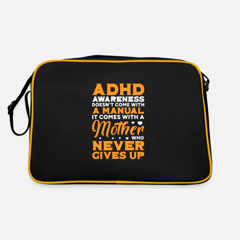ADHD ADHD Attention Deficit Gift Retro Bag