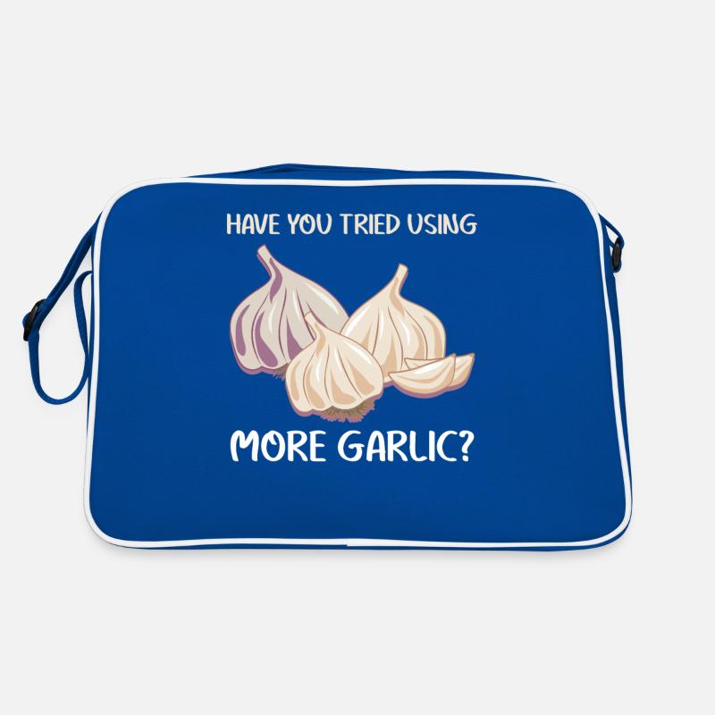 Knoblauch Knoblauchzehen Retro Tasche