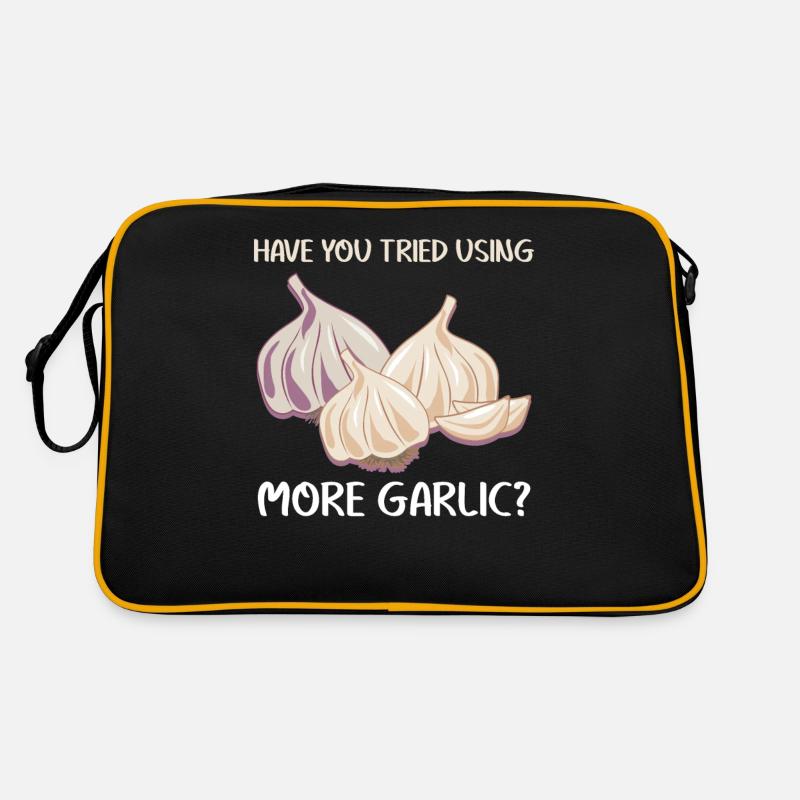 Knoblauch Knoblauchzehen Retro Tasche