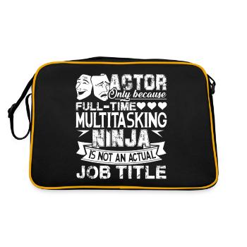Actor Actor Job Title - Retro Bag - black/gold - Back
