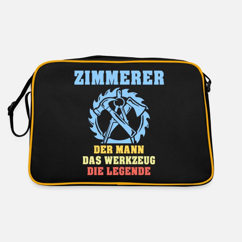 Zimmermann Zimmern Zimmerer Retro Tasche