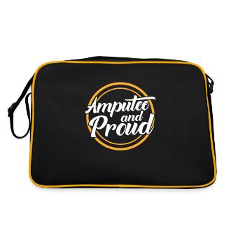 Amputation Amputation Prosthesis Gift - Retro Bag - black/gold - Back