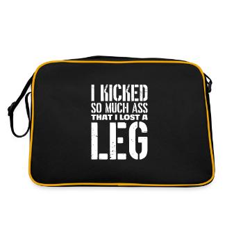 Amputation Amputation Prosthesis Gift - Retro Bag - black/gold - Back