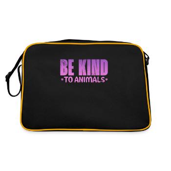 Sauvetage des animaux Bien-être animal Ami animal cadeau - Sac Retro - noir/or - Dos