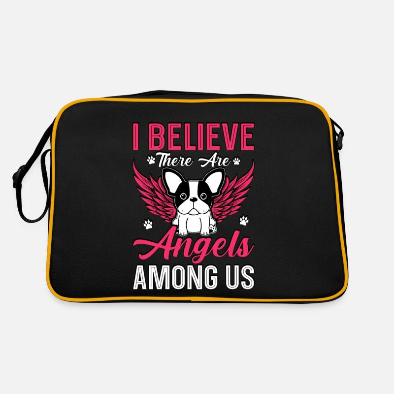I believe there are angels Retro Bag