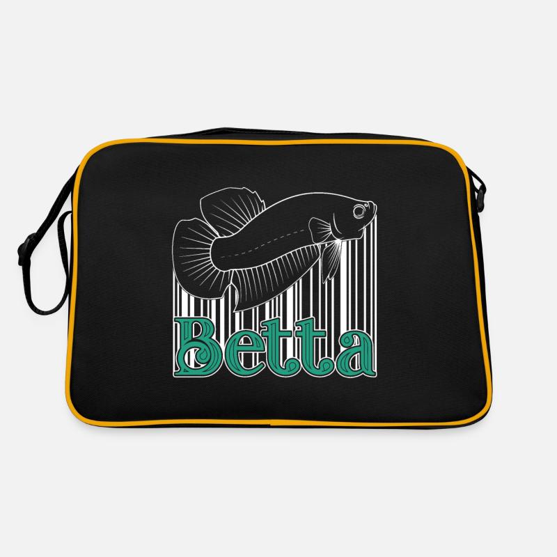 Betta Fish Betta Fish Vintage Retro Bag