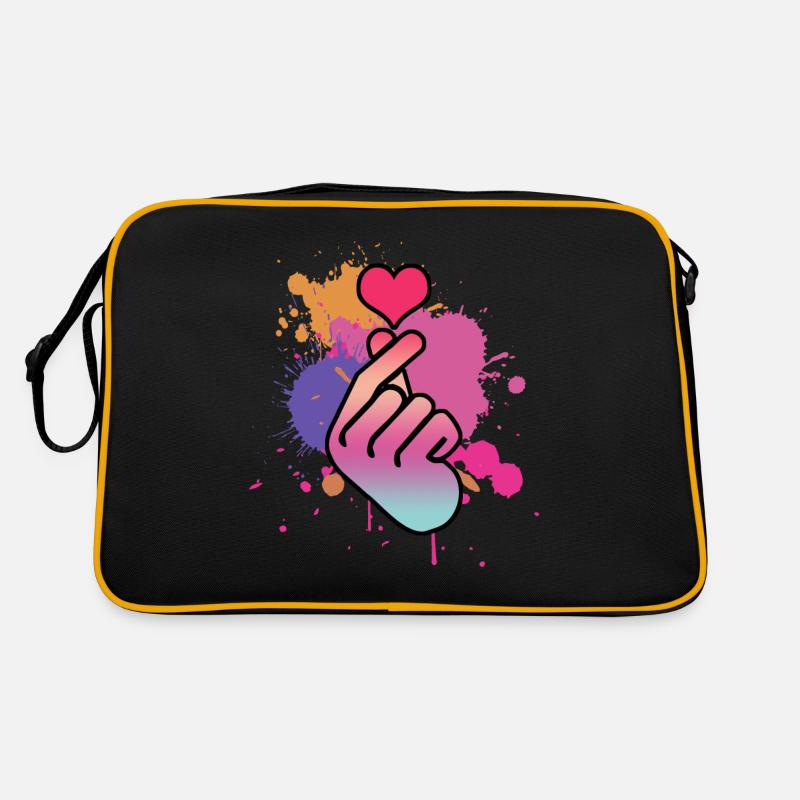 Kpop Finger Musique Pop Coréenne Rétro K-Pop Sac Retro